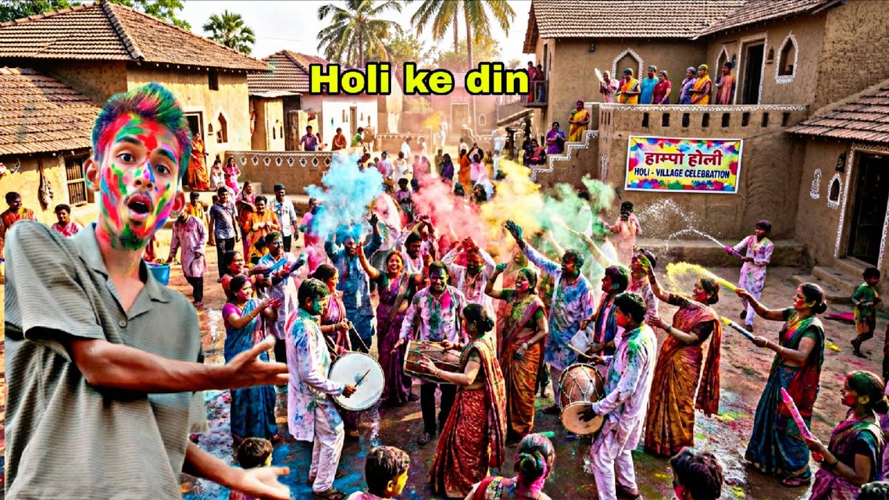 Holi Ke Din Main To Geya 😱 ! Dosto Ke Sath Party And Drin*! #happyholi #holi #video