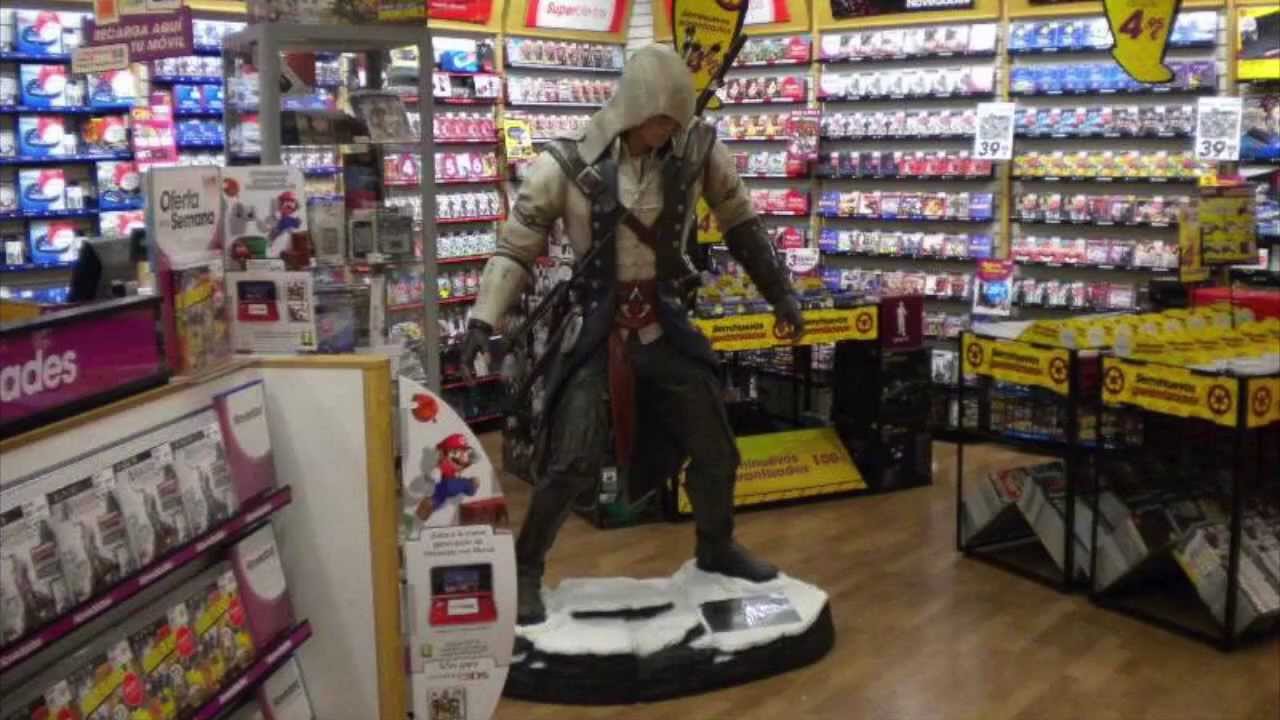 ASSASSIN'S CREED III - Watch the artists build a life-sized Connor statue! 720p HD