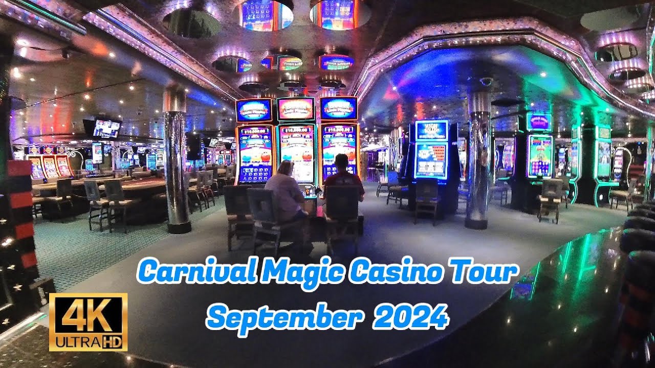 2 AWESOME CASINOS on the Carnival Magic 2025.  Your favorite game is here!!