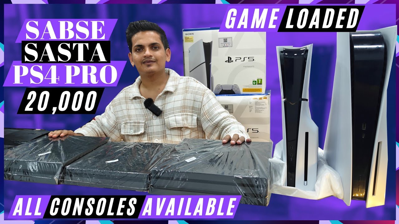 Sabse Sasta PS4 PRO @ 20,000 ₹ & PS5 Slim 3*,*** Rs. | DJN TECH