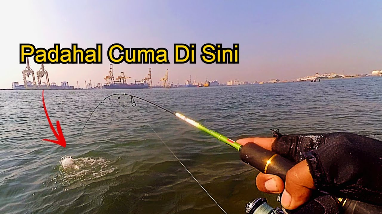 GOKIL! Strike Barracuda Di Titik Yang Nggak Terpikir Oleh Pemancing Lain [Spot Mancing Semarang]