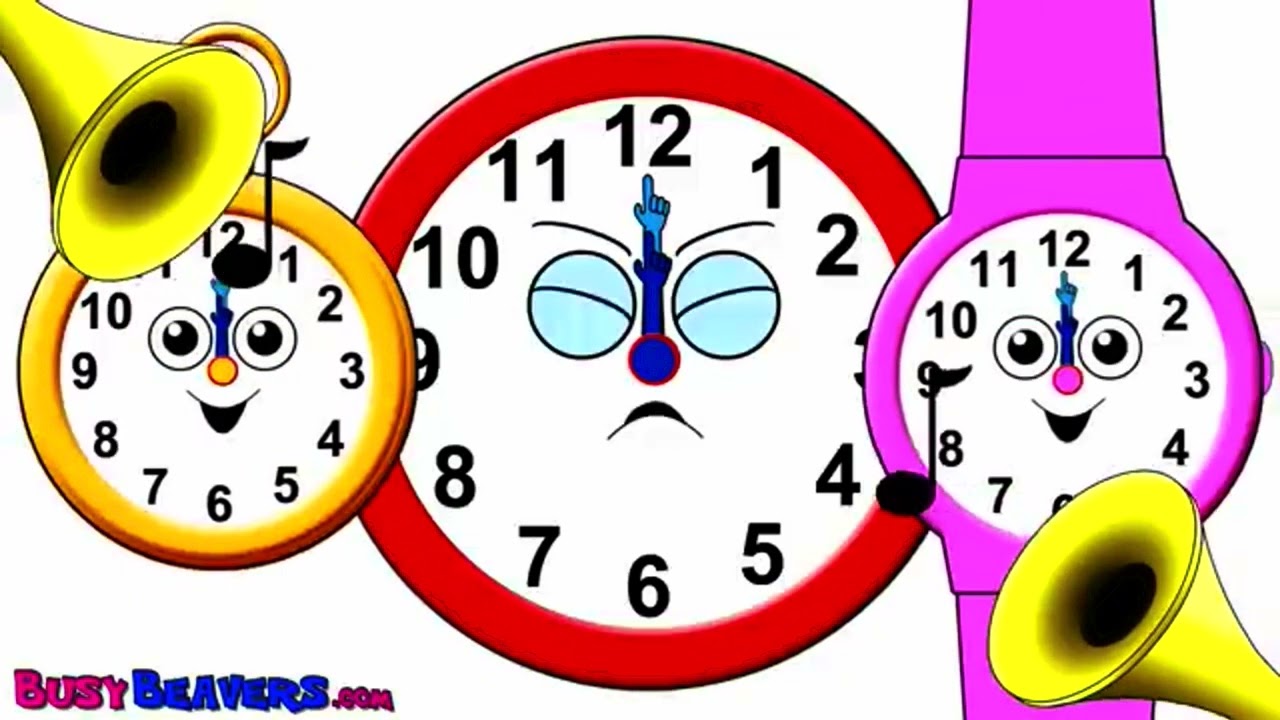 Busy Beavers Telling the Time Song in Reversed