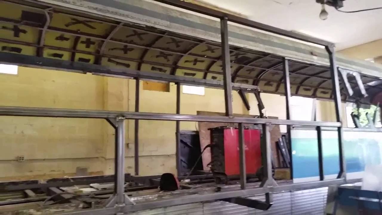 Bus Conversion Project Video 19-Slideout Construction