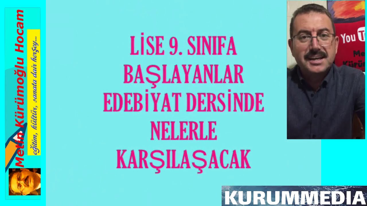 LİSE 9.SINIFA BAŞLAYANLAR EDEBİYAT DERSİNDE NEYLE KARŞILAŞACAK? MEB Edebiyat Dersi Konuları-2021