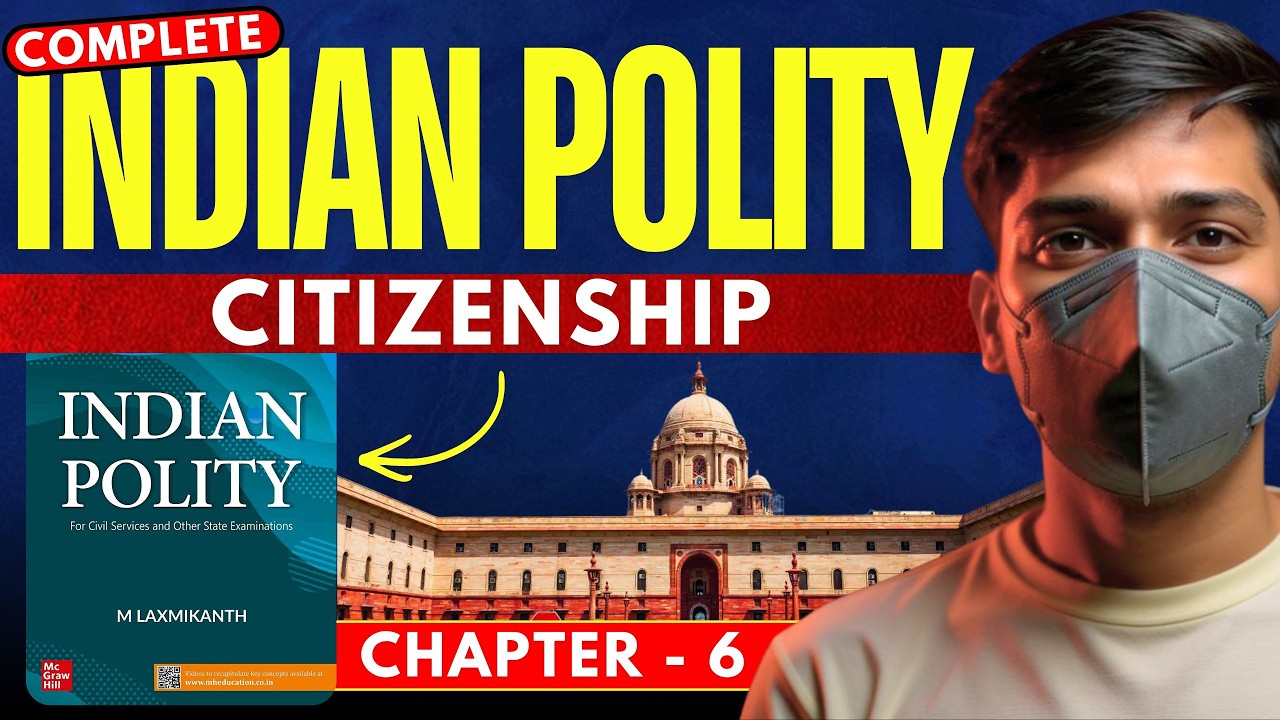INDIAN POLITY | CITIZENSHIP | UPSC UGC NET JRF | By Manish Chaudhary