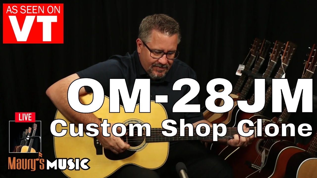 Martin Guitar DEMO - OM-28JM Custom Shop Clone - As Seen on Virtual Tour