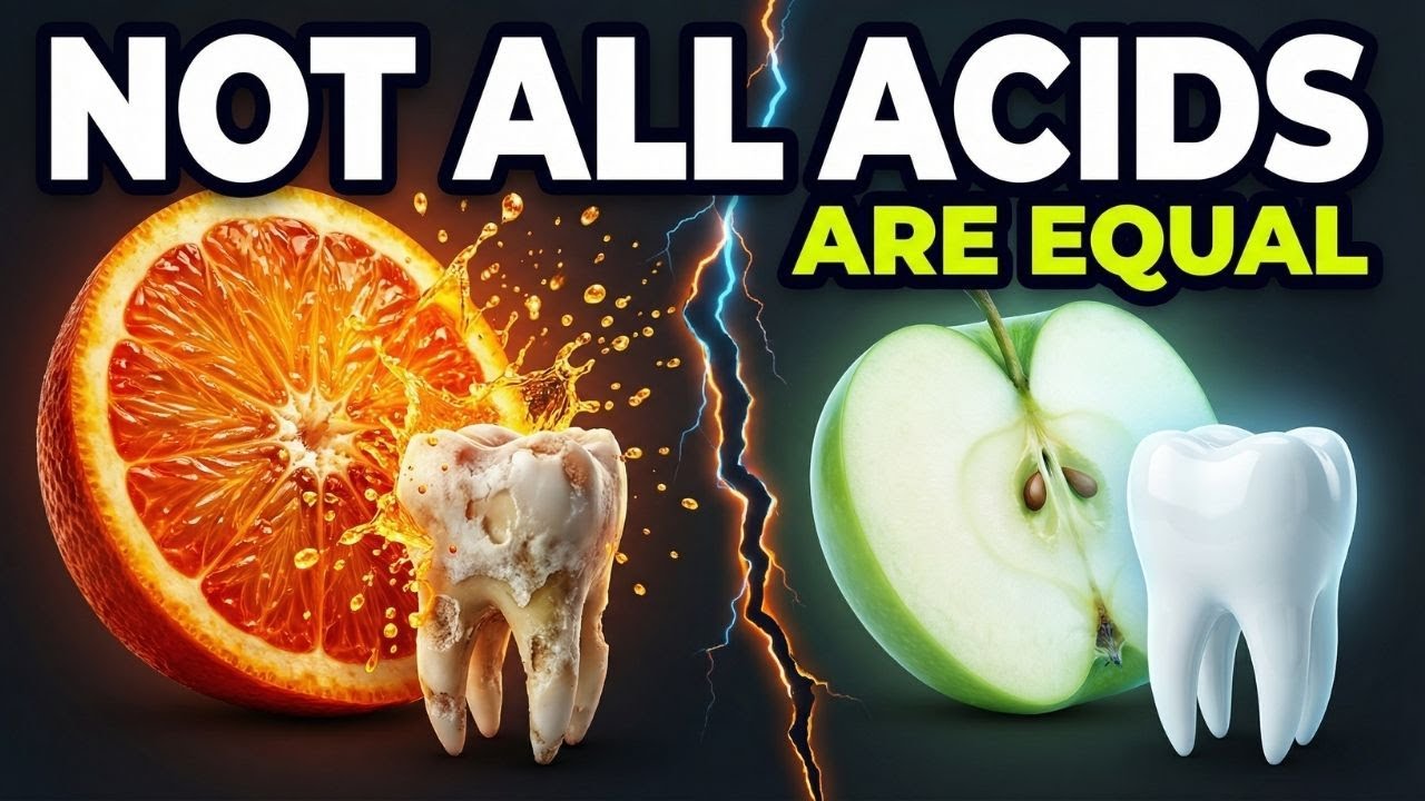 Not All Acids Are Equal - The Shocking Reason Oranges Damage Teeth More Than Apples