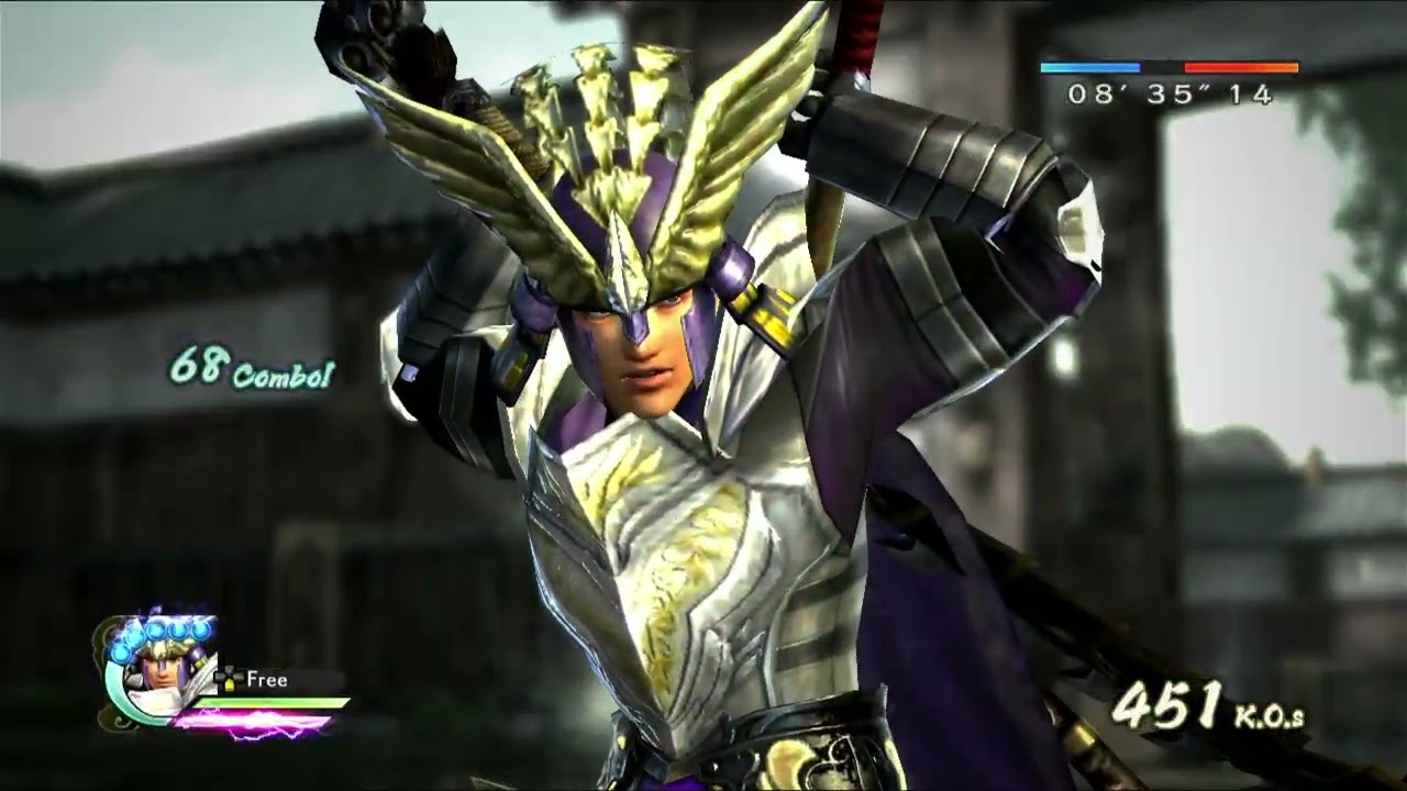 Samurai Warriors 4 Empires: Shibata Nobusuke gameplay - Batalha de Shizugatake