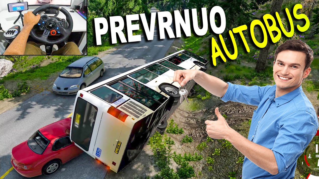 UKRAO AUTOBUS PA GA PREVRNUO, DOŠLA POLICIJA! *Šteta 20.000 Eur*