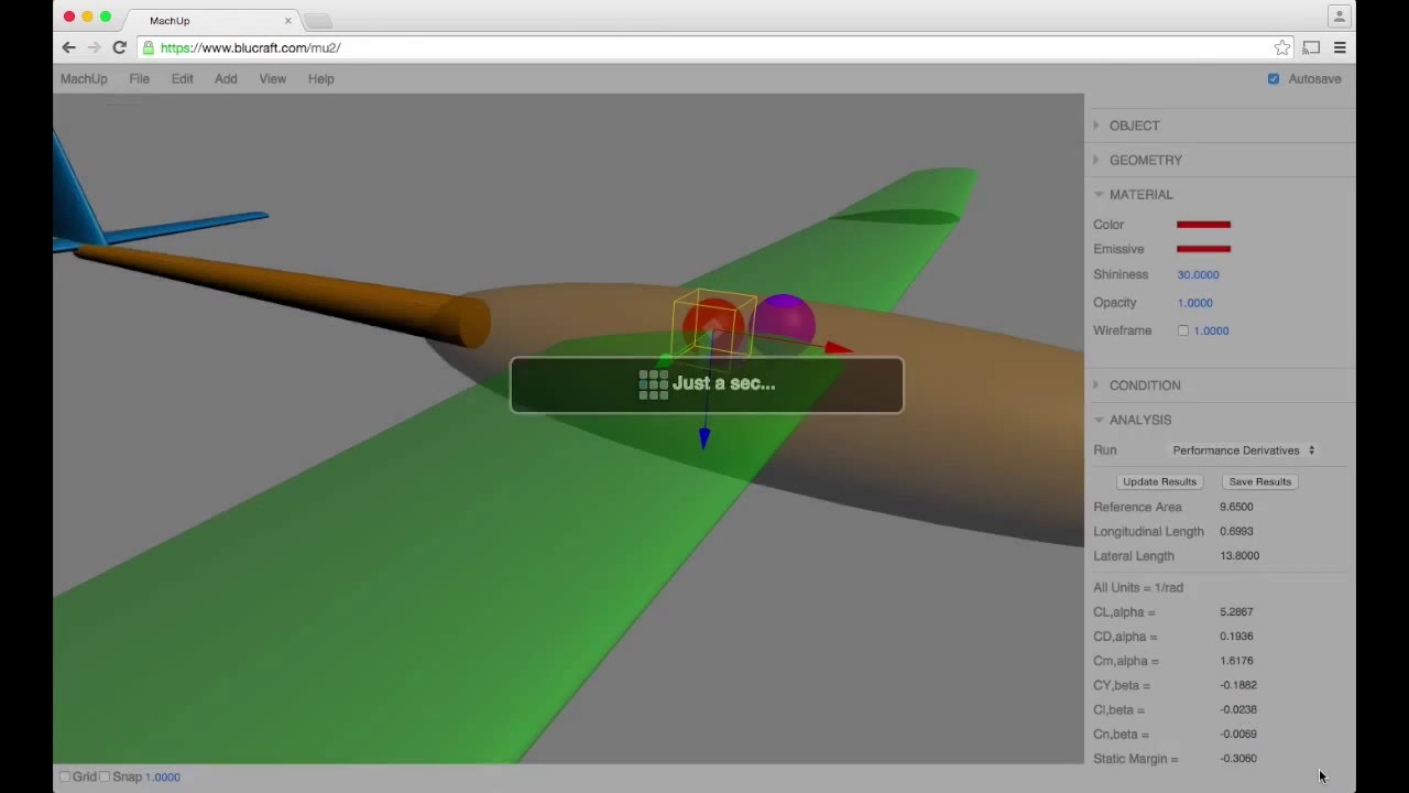 MachUp: Aerodynamic Center