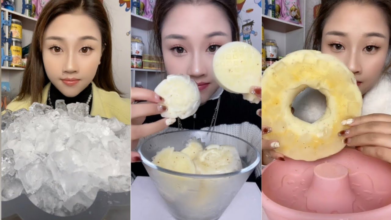 SOLO LZM | HARD ICE WITH CLEAR CRUSHED ICE #iceeating #asmr #asmrice