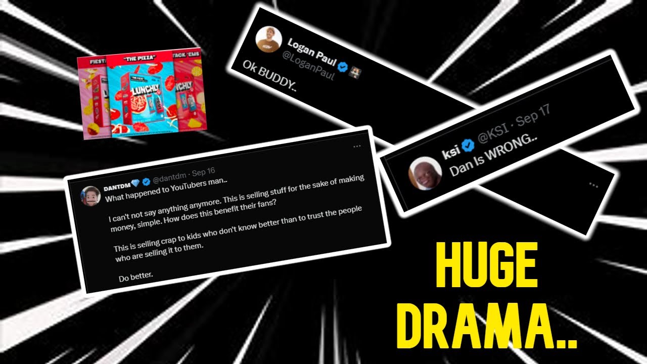 Logan And KSI RESPONDED TO DanTDM.. - Huge Lunchly Drama