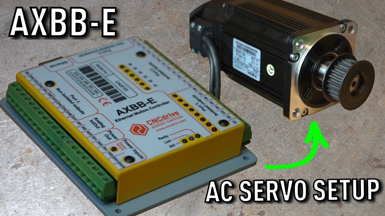 Контроллер ЧПУ Ethernet AXBB-E №2 Настройка сервопривода переменного тока