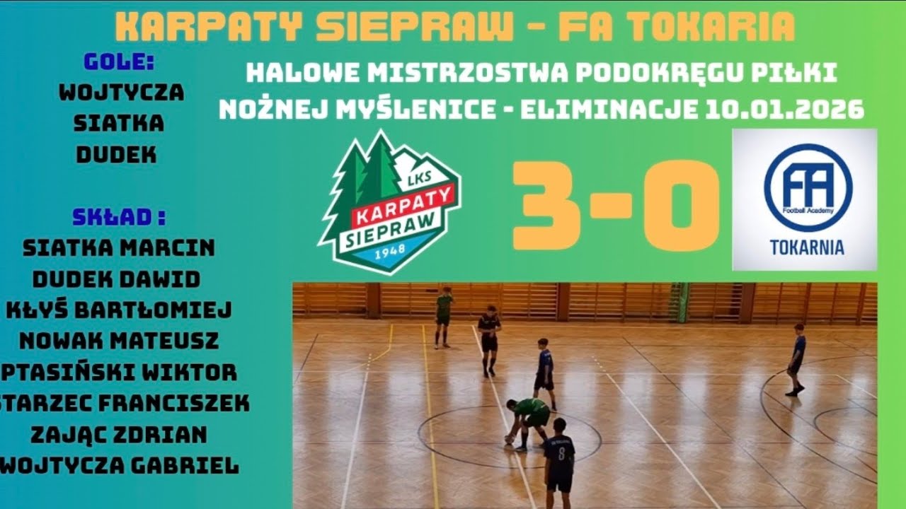 Karpaty  - Tokarnia 3:0