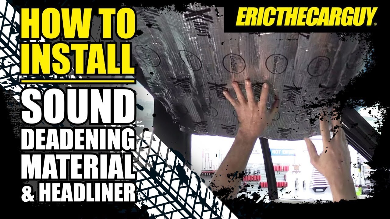 How to Install Sound Deadening Material & Headliner #ETCGDadsTruck