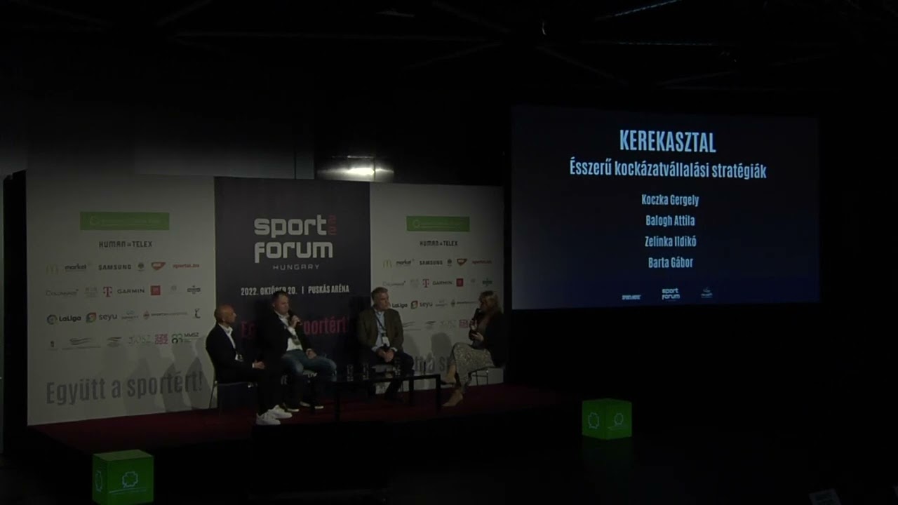 Ésszerű kockázatvállalási stratégiák kerekasztal - Sport Forum Hungary 2022 előadása