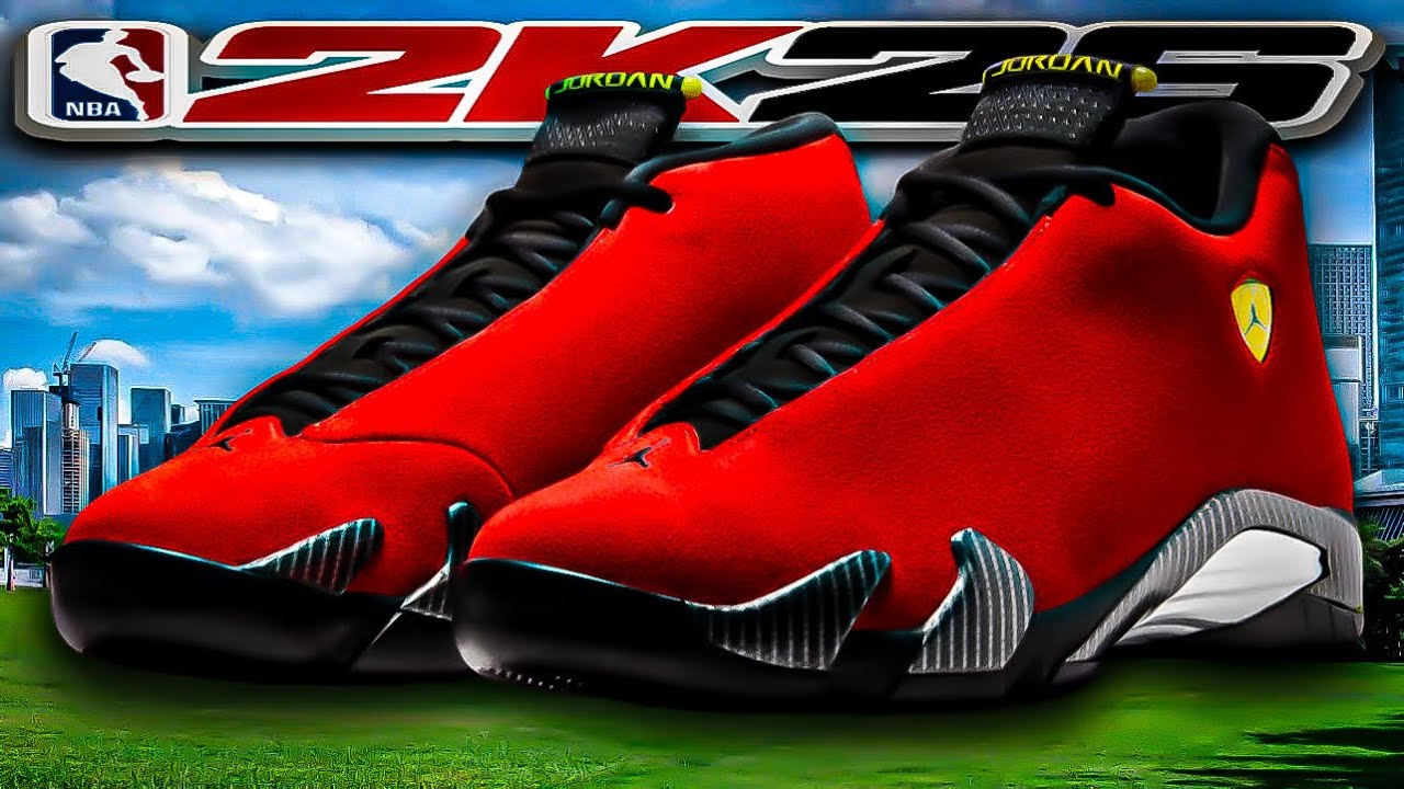 HOW TO MAKE Air Jordan 14 “Ferrari (2025)” In NBA 2K26 Shoe Creator