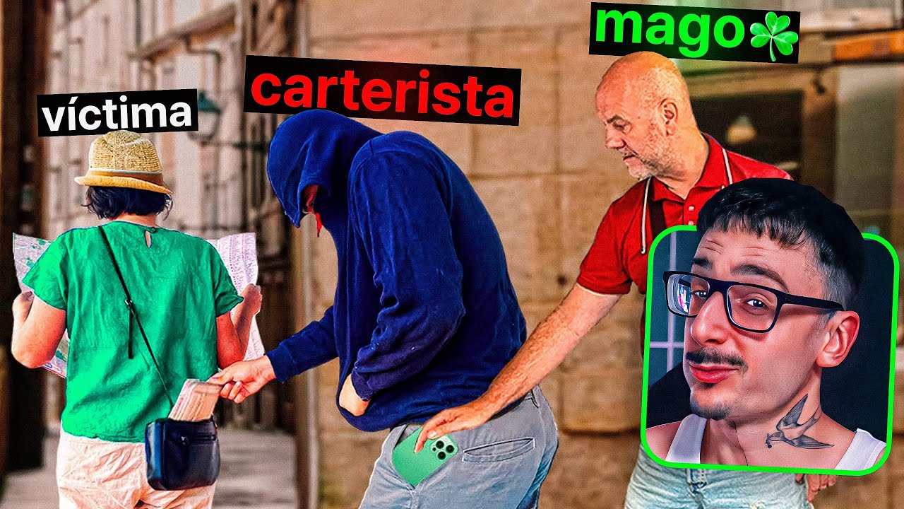 mago profesional vs pickpockets del metro. - carteristas #10