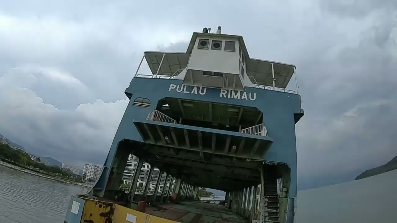 Old abandon ferry in Penang