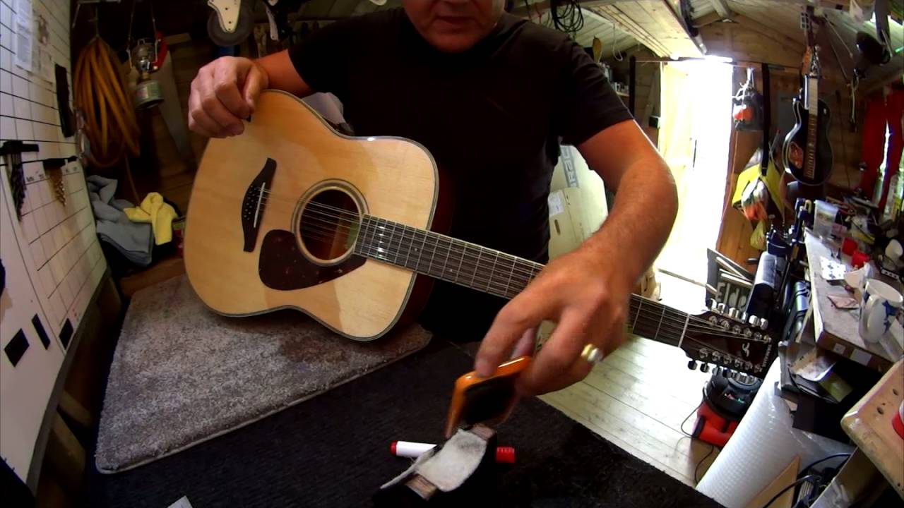 Yamaha FG820 12 string set up