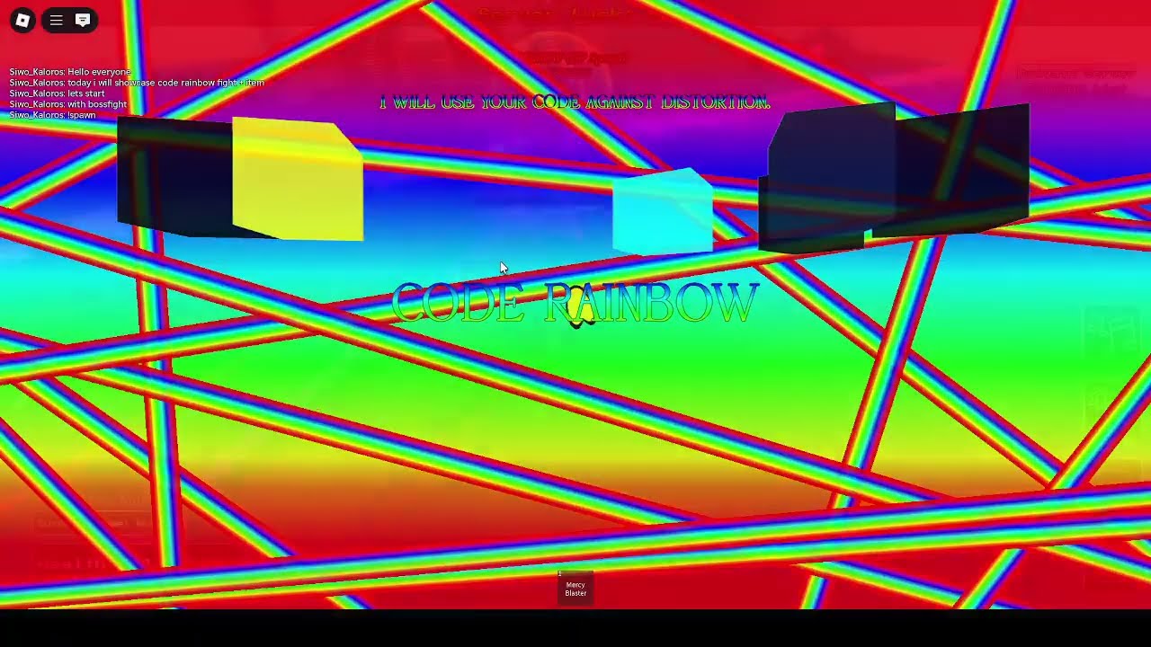 CODE RAINBOW SHOWCASE (item+bossfight) typical.rng