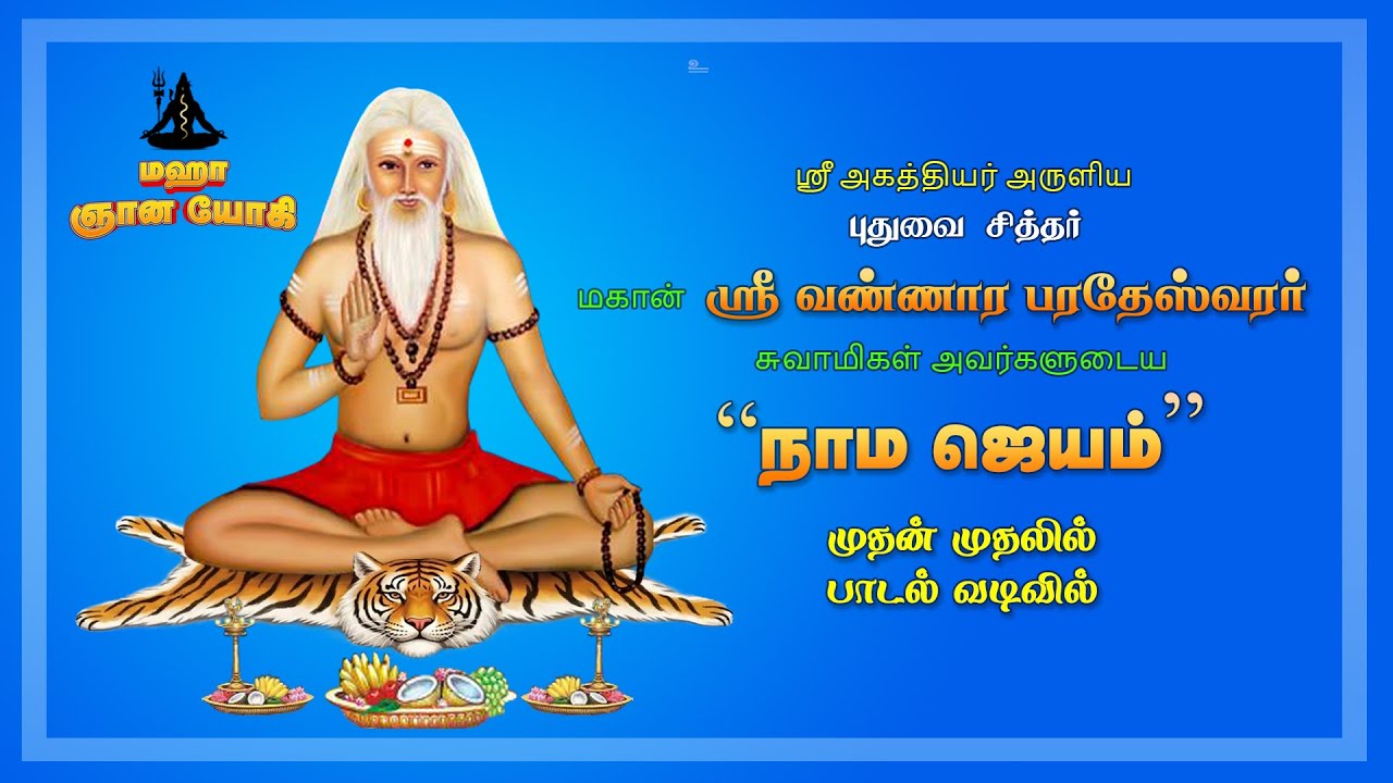 இந்த ஒரு பாடலை கேட்டால் சகல நன்மைகளும் உண்டாக்கும் | Magaan Sri Vannaara Paradeshwarar | Nama Jeyam