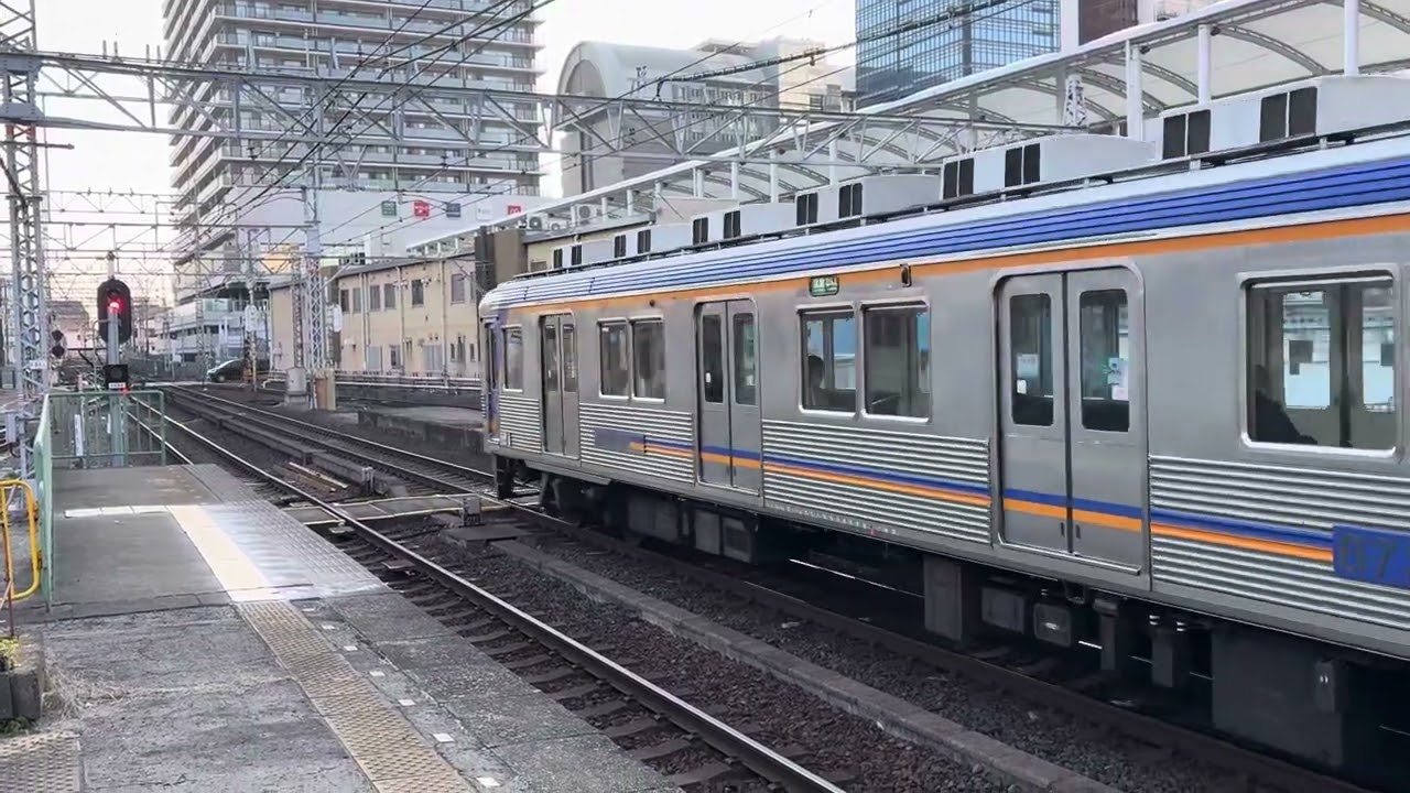 南海6311F+6335F SB区急なんば行き堺東駅到着