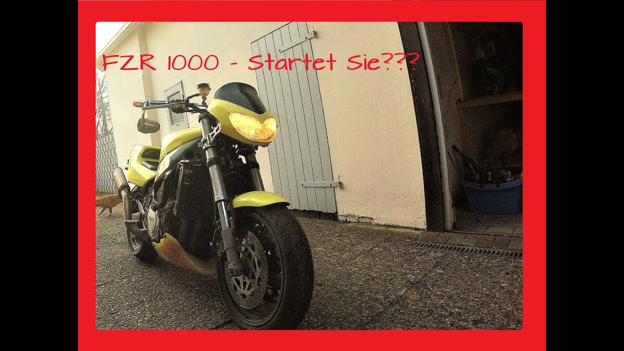Startet Sie??? Maschine aus Winterschlaf holen - Kaltstart Yamaha FZR 1000