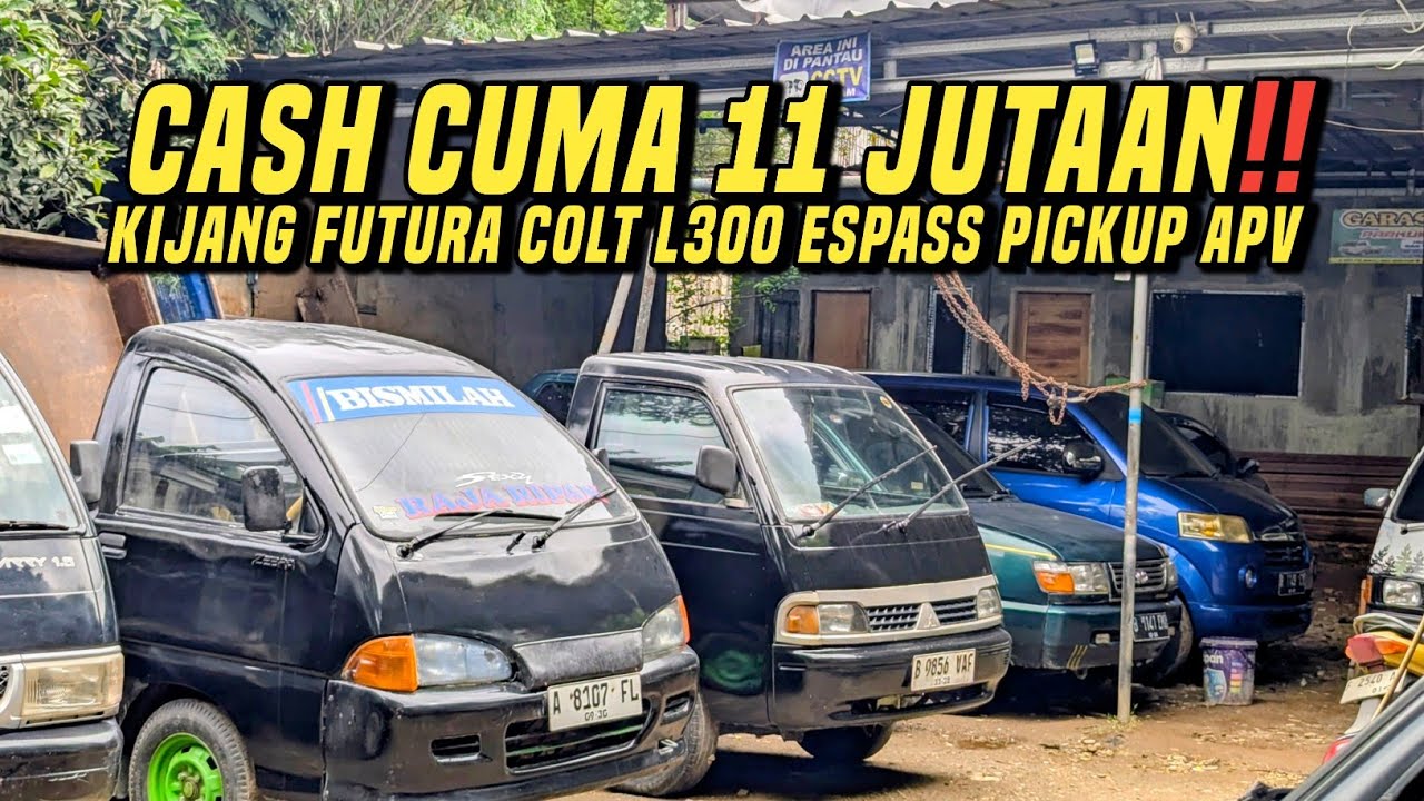 Tayang perdana Gudang mobil pickup murah murah lagi nih❗Cash cuma 11 juta Panther kijang L300 furura
