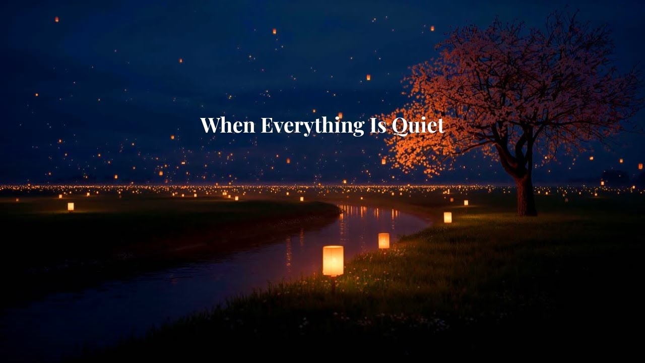 Lantern Field at Night | Quiet Realm Ambient Music for Deep Rest & Silence