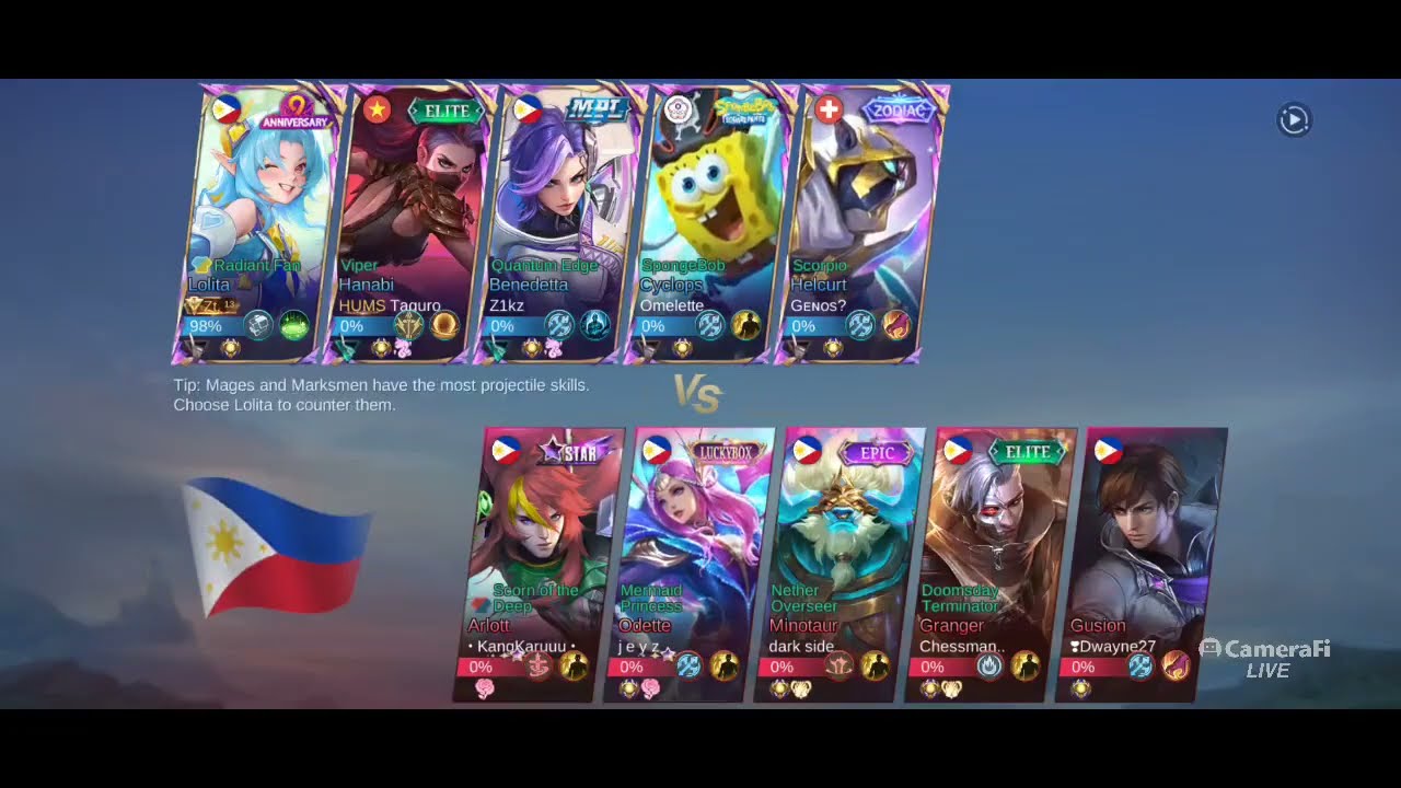 ⚔️Mobile Legends : Lolita (roam) gameplay