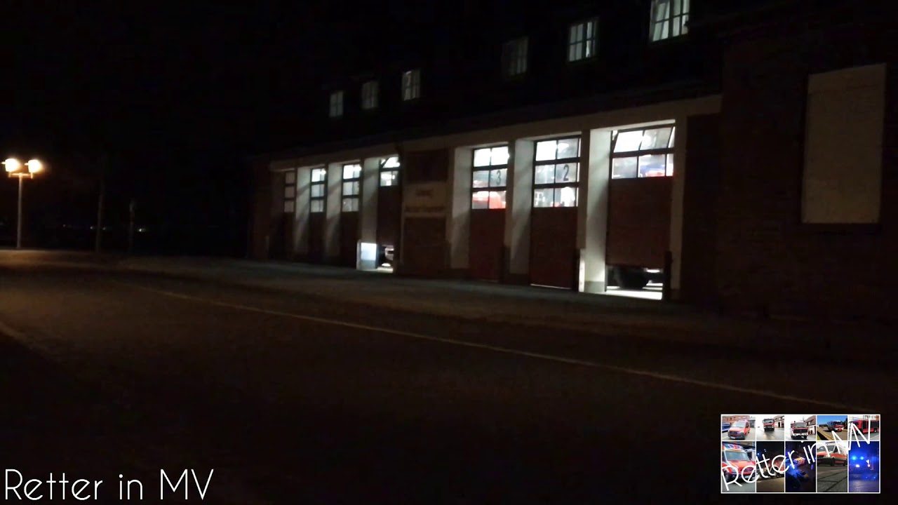 [Wachausfahrt] Rüstzug Berufsfeuerwehr  Stralsund + TLF 4000 Freiwillige Feuerwehr Stralsund!