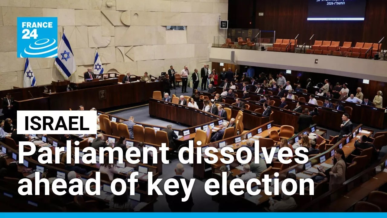 Israeli parliament's dissolution kicks off electoral campaign &bull; FRANCE 24 English