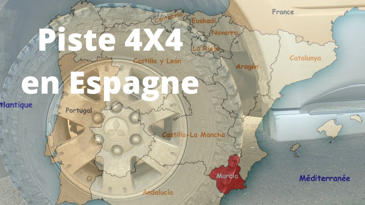 Une piste off road en Espagne proche de Lorca, les 4X4treux vont dire 