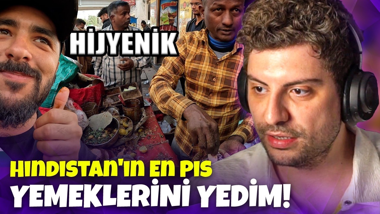 HYPE ''Hindistan'ın En Pis Yemeklerini Yedim!'' VİDEOSUNU İZLİYOR! | @yirtikpantolon