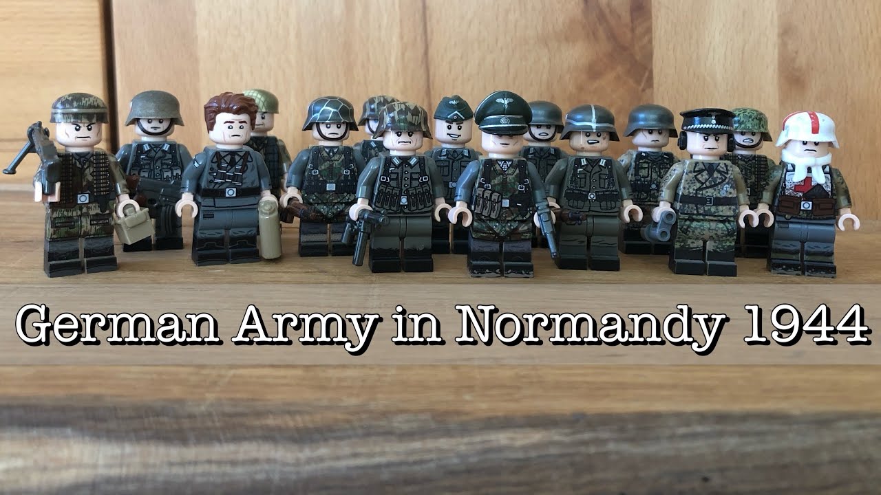 LEGO WW2 - Custom German Army Minifigures - D-Day: Normandy 1944