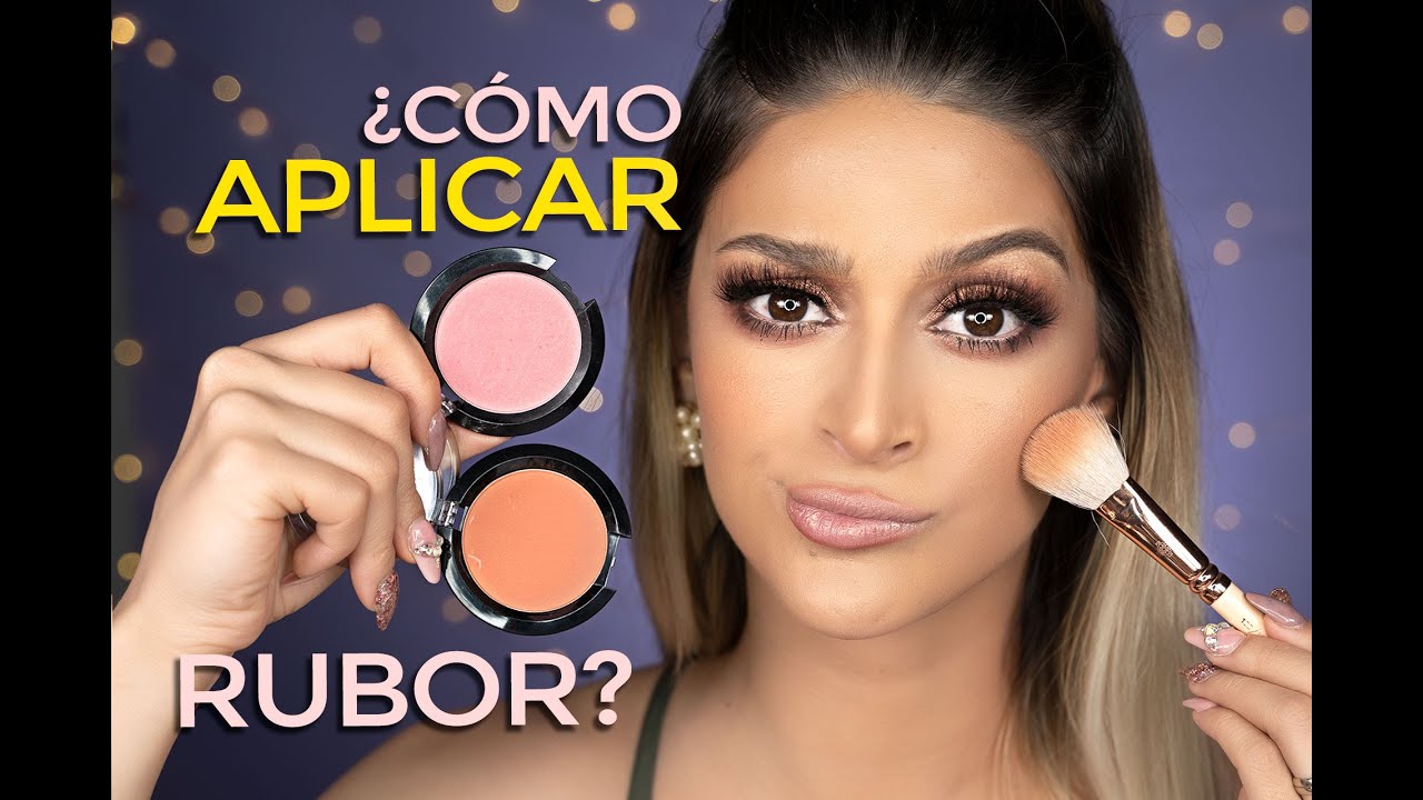 COMO APLICAR RUBOR CORRECTAMENTE