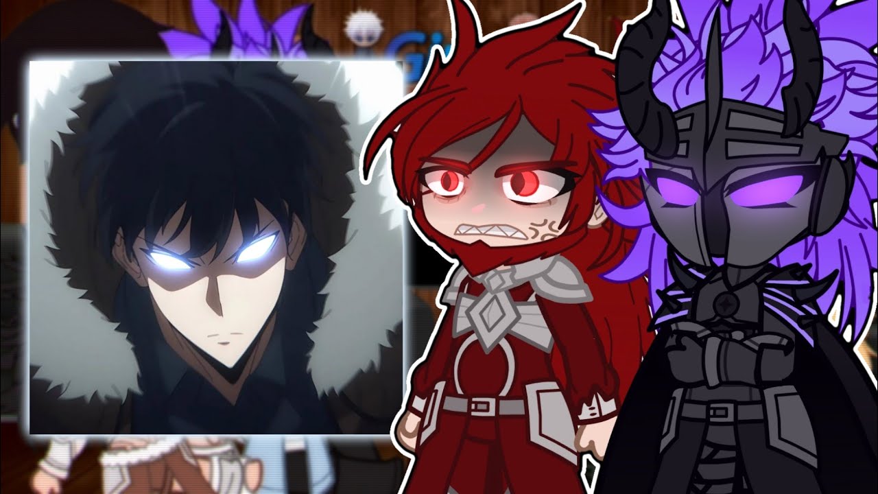 Monarchs react to Sung Jin-Woo || Gacha 🇺🇲🇧🇷