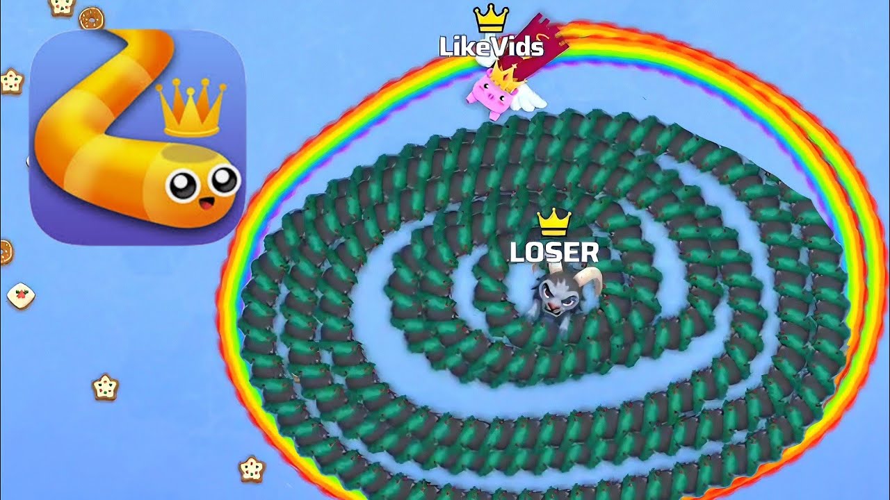 FROM A PIGLET TO AN ENORMOUS HOG — THE HARDEST VICTORY EVER ACHIEVED IN SNAKE.IO RANKED MODE