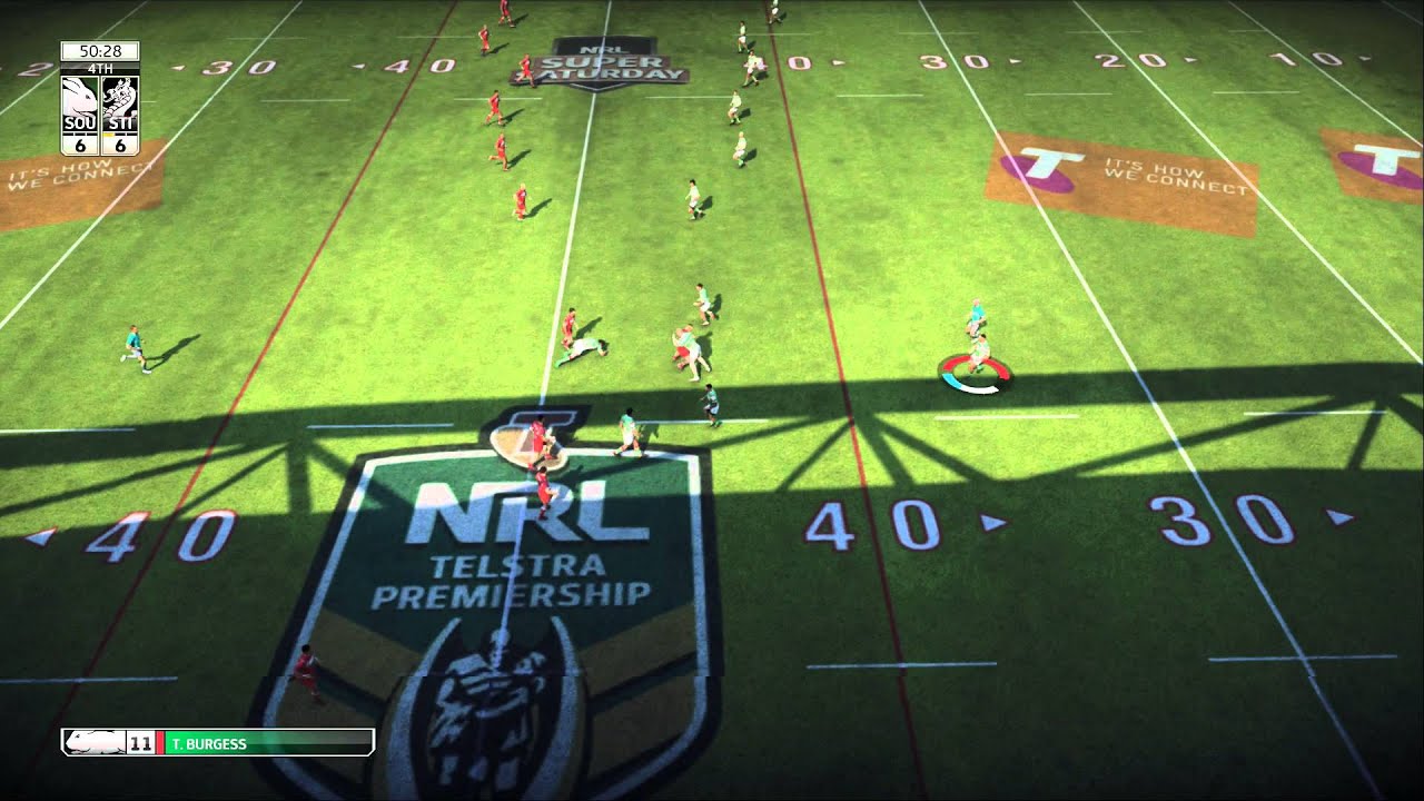 Rugby League Live 3 | Souths vs Dragons Gameplay