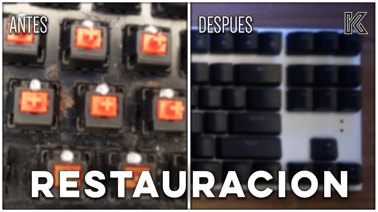 COMO RESTAURE Y PERSONALICE MI TECLADO (Oxidado) - Hyper x alloy fps pro - Koning48