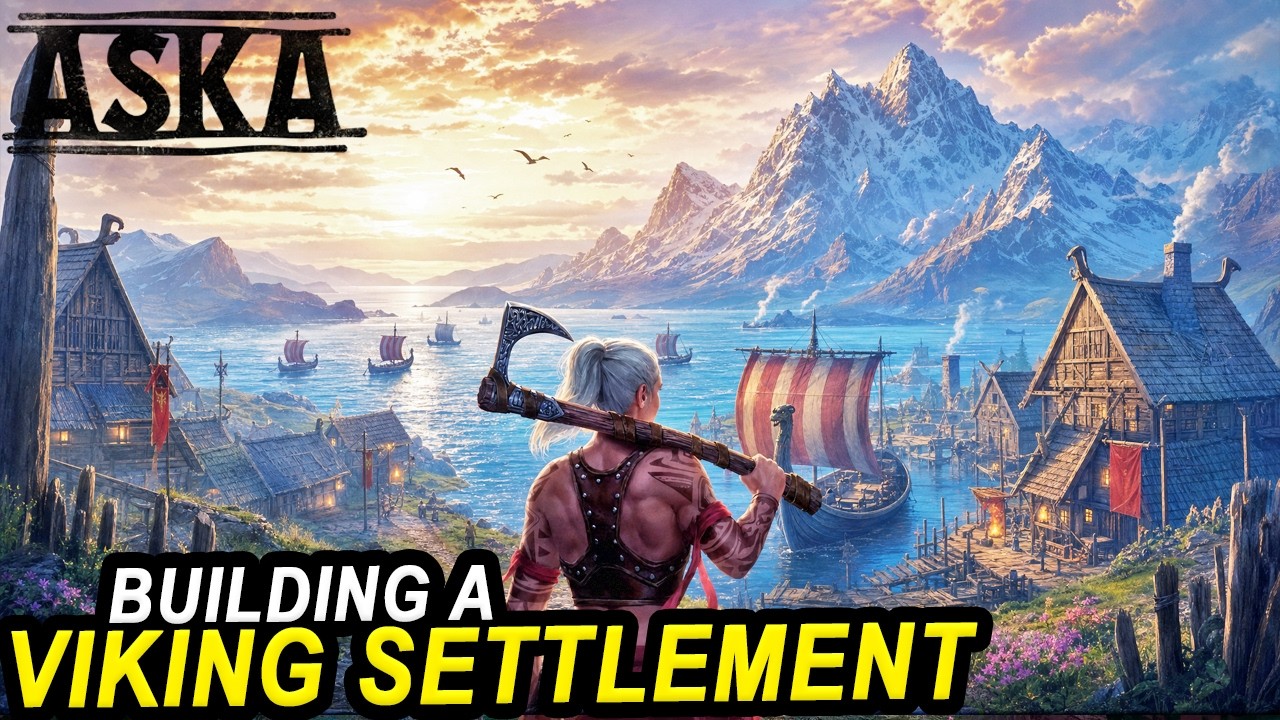 I am Building a VIKING Settlement in ASKA