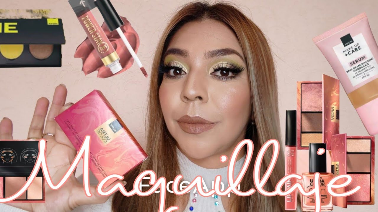 Maquillaje completo con productos de Avon, nueva paleta ultra color lanzamiento campaña 15