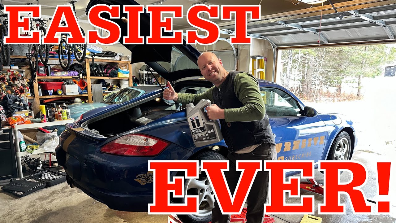 Extremely Easy Porsche Cayman Oil Change (987)