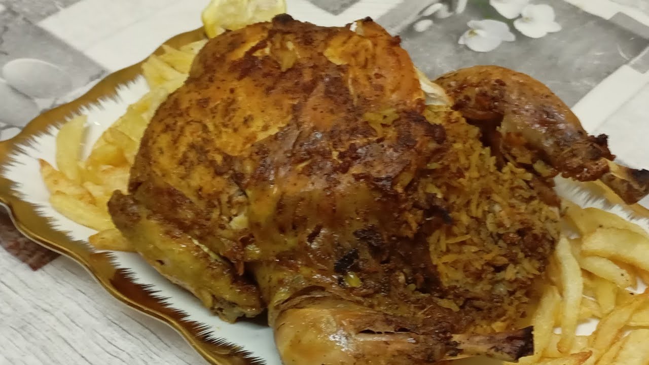 اطيب دجاج مشوي في الفرن ممكن تجربوه