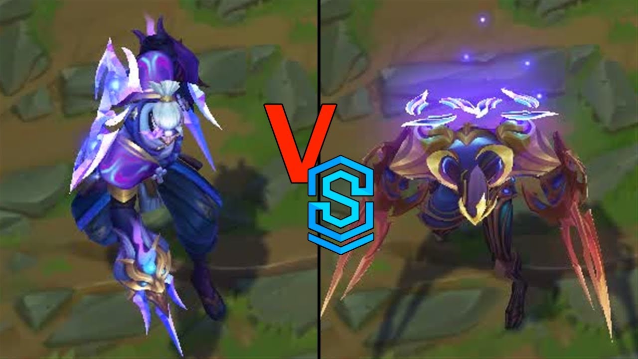Prestige Spirit Blossom Zed VS Galaxy Slayer Zed