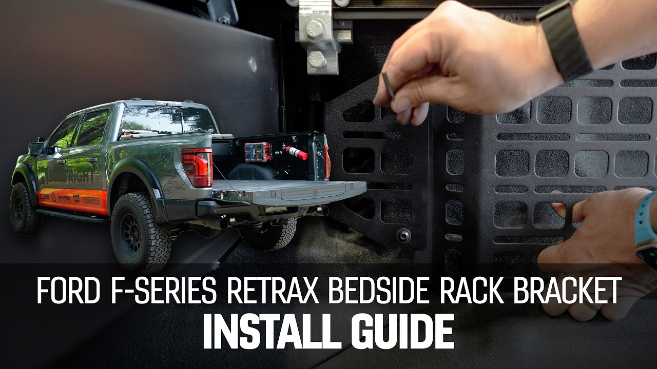 Руководство по установке кронштейна для бортовой стойки Retrax на Ford F-Series