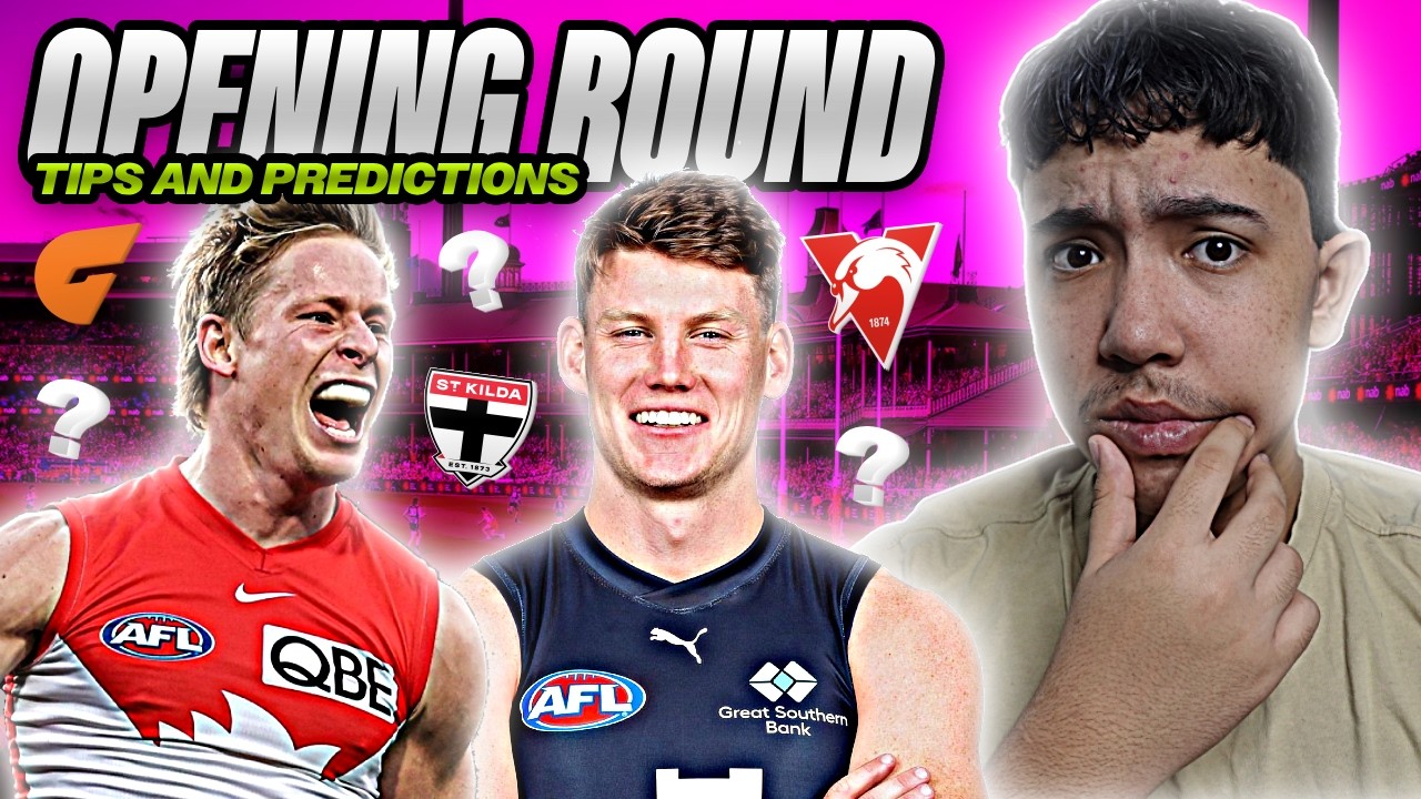 Opening Round 2026 AFL Tips + Predictions