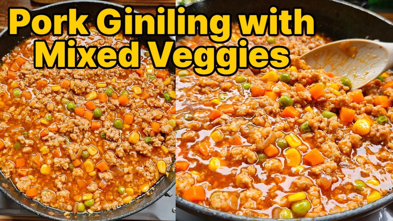 Pork Giniling with Mixed Vegetables &ndash; Easy Filipino Ground Pork Recipe
