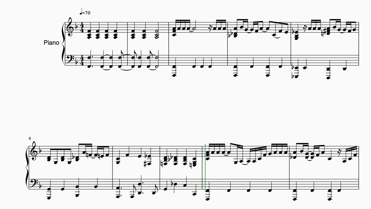 [All by Myself] Piano Solo Preview